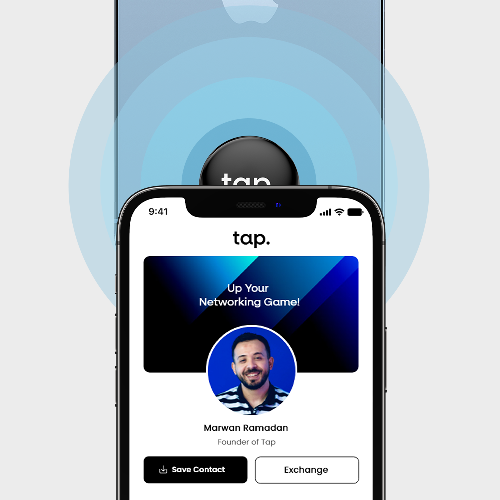 Tap NFC Sticker - Share Everything With A Tap - Black